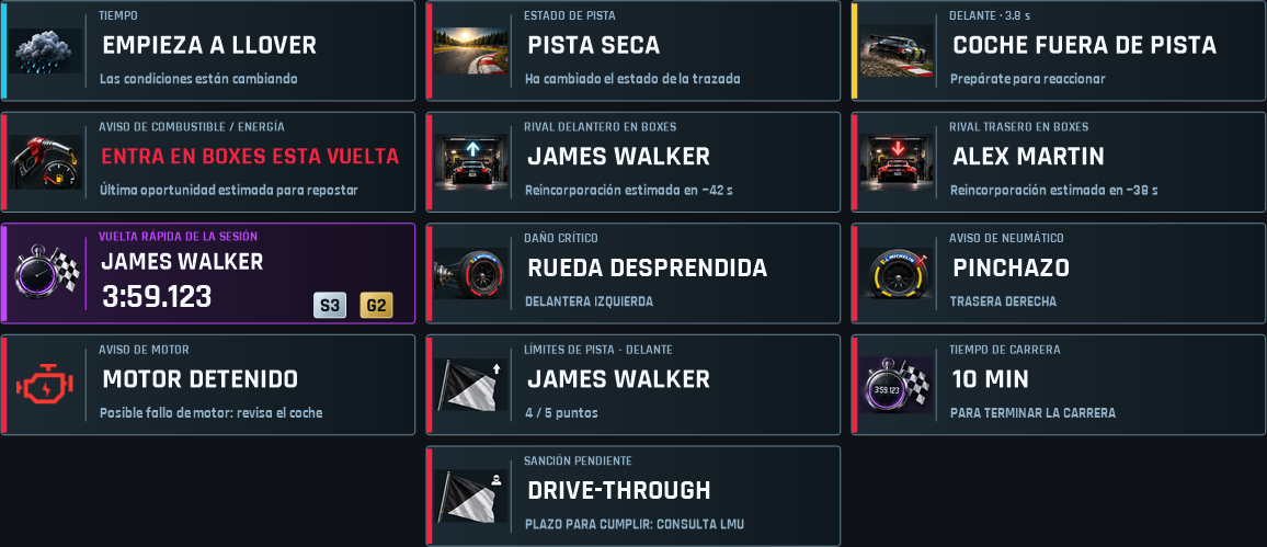 Vista de muestra del overlay Spotter Alerts GHAS